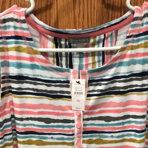 T by Talbots Striped Dress - Picture 2 of 3